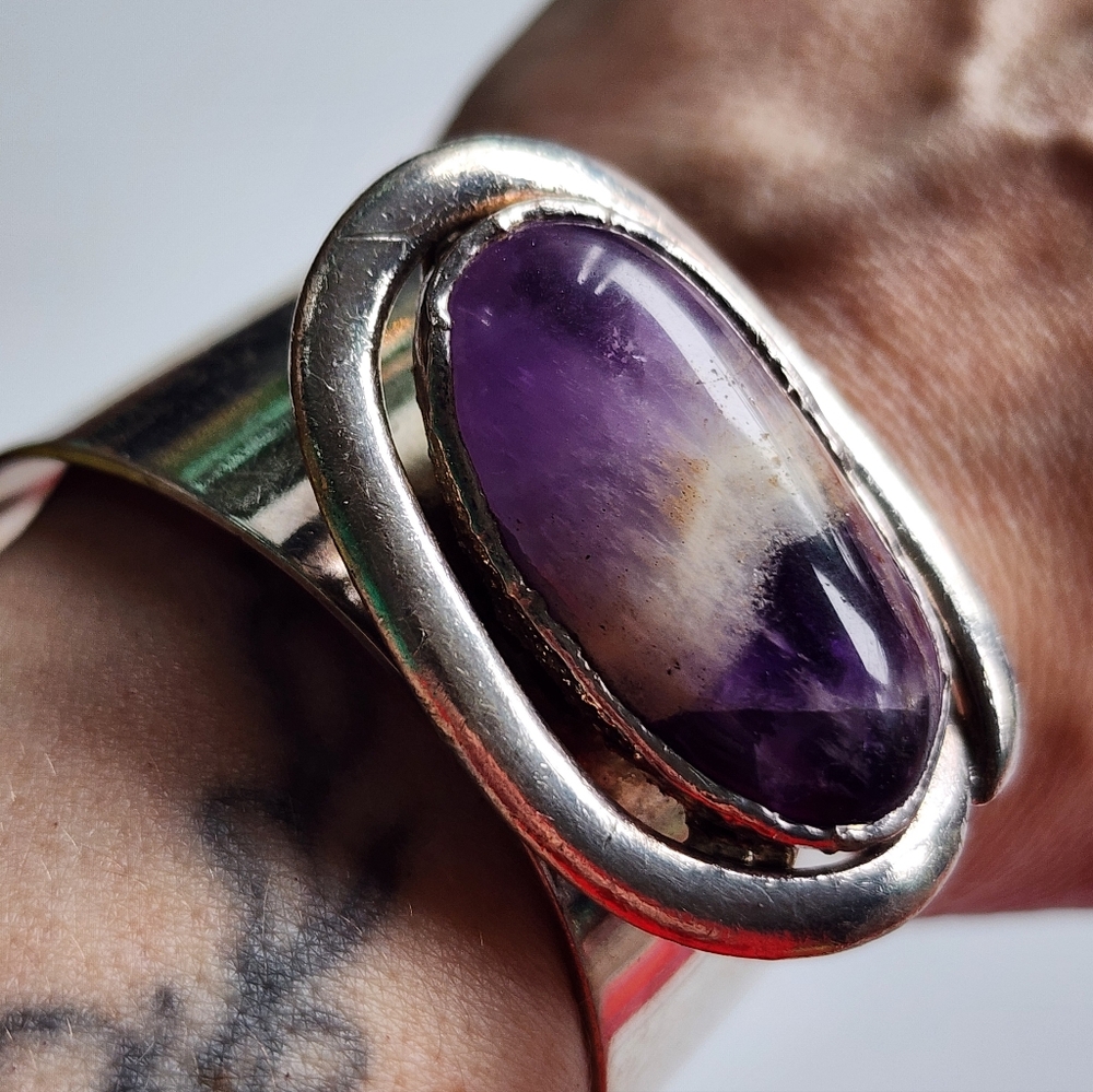 Vintage MCM Modernist Cuff Bracelet